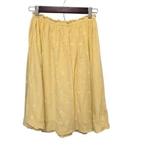 Velvet by Graham & Spencer Yellow Boho Skirt Size S